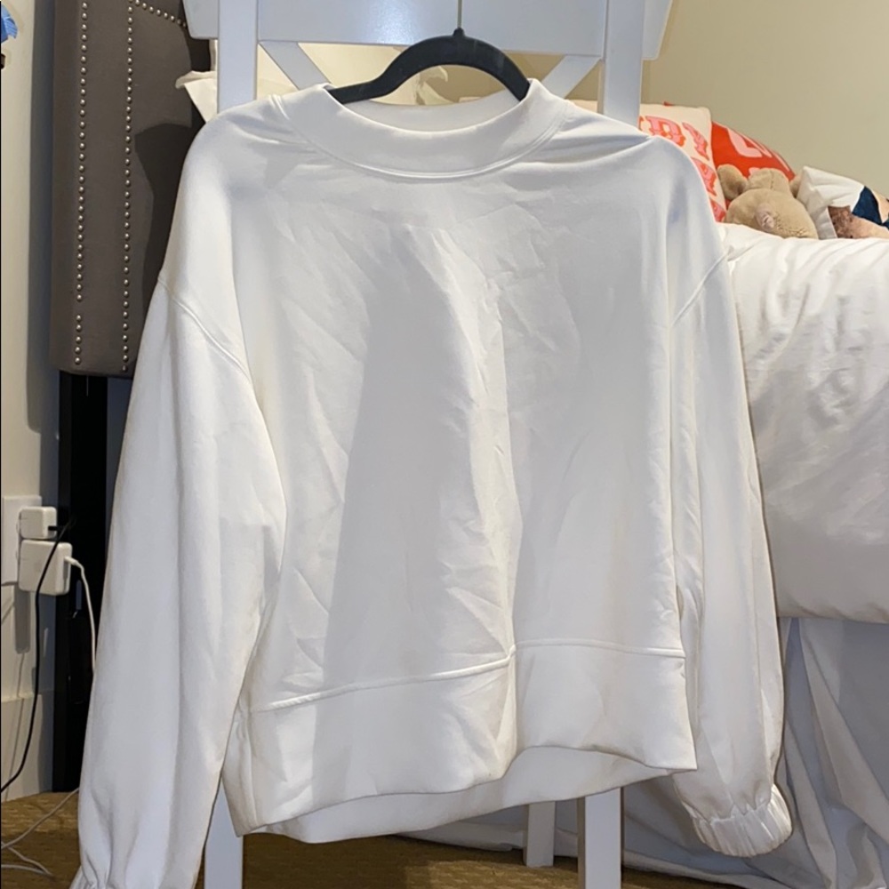 Magaschoni white sweater size M